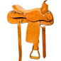 Tooled Reining Trail Western Pleasure Horse Saddle 16