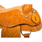 Tooled Reining Trail Western Pleasure Horse Saddle 16