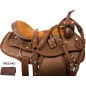 Brown Silver Western Trail Cordura Horse Saddle Tack 15