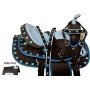 Blue Concho Western Trail Synthetic Horse Saddle Tack 14