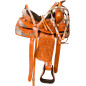 Youth Kids Silver Western Horse Show QH Saddle Tack 13