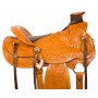 Tooled Roping Ranch Roper Western Horse Saddle Tack 15