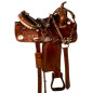 Crystal Western Barrel Racing Horse Saddle Tack Set 16