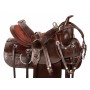 Dark Brown Western Horse Pleasure Trail Saddle Tack 16