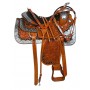 Premium Silver Western Pleasure Show Horse Saddle 16 17