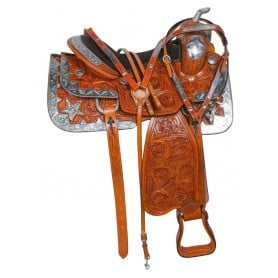 10143 Silver Star Premium Western Horse Show Saddle Tack 16