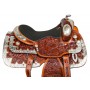 Antique Silver Western Pleasure Horse Show Saddle Tack 16