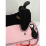 New 14 15 Or 16 Beautiful Pink Cordura Saddle W Tack & Pad