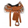 Silver Chestnut Western Pleasure Show Horse Saddle Tack 16