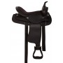 Black Western Light Trail Synthetic Horse Saddle Tack 15