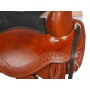 Treeless Western Gaited Leather Horse Saddle Tack 15 16