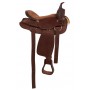 Western Brown Synthetic Gaited Trail Saddle Tack 14 18