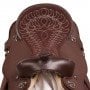 Brown Round Synthetic Endurance Western Saddle Tack 16 17