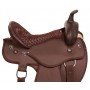 Brown Arabian Synthetic Trail Western Saddle Tack 16 17