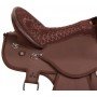 Brown Gaited Synthetic Trail Western Saddle Tack 16 17