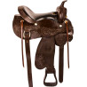 Dark Brown Trail Mule Western Horse Saddle Tack 16 18