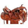 Studded Barrel Western Pleasure Trail Horse Saddle 16
