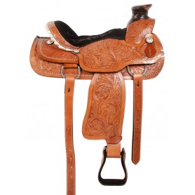 10216M Studded A Fork Ranch Roping Western Mule Saddle 16 17