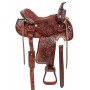Dark Brown Studded Trail Western Mule Saddle Tack 14 16