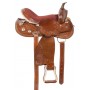 Western Leather Barrel Racing Trail Horse Saddle Tack 15 16