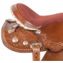 Western Leather Barrel Arabian Horse Saddle Tack 15 16