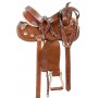 Western Leather Barrel Trail Gaited Horse Saddle Tack 15 16