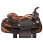 Tiger Print Western Synthetic Youth Pony Saddle Tack 12