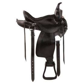 10512 Black Trail Round Skirt Western Pleasure Horse Saddle 15 18