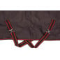 Black Red Turnout Waterproof Winter Horse Blanket 82"