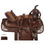 Synthetic Brown Silver Arabian Horse Saddle Tack 15