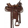 Synthetic Brown Silver Arabian Horse Saddle Tack 15