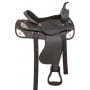 Pistol Black Synthetic Western Trail Horse Saddle 16