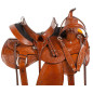 Chestnut Gaited Pleasure Trail Western Horse Saddle 15