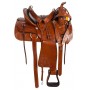 Tan Western Gaited Trail Ranch Horse Saddle Tack 17