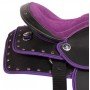 Cute Purple Western Youth Kids Trail Pony Saddle Tack 10