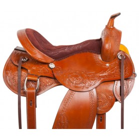 10724A Arabian Leather Pleasure Trail Western Horse Saddle 15 18