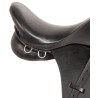 Black Leather All Purpose English Horse Saddle Set
