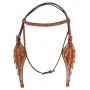 Angel Wing Breast Collar Headstall Western Horse Tack Set