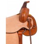 Rough Out Western Ranch Roping Leather Horse Saddle 18