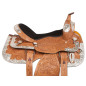 Light Oil Western Pleasure Show Horse Saddle Tack 16