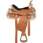 Light Oil Western Pleasure Show Horse Saddle Tack 16