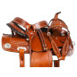 Crystal Leather Western Barrel Horse Saddle Tack Set 14