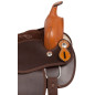 Tooled Brown Dura Leather Western Saddle Tack 15