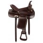 Brown Silver Studded Western Show Trail Horse Saddle 15