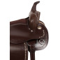 Brown Silver Studded Western Show Trail Horse Saddle 15