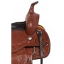 Brown Tooled Comfy Western Pleasure Horse Saddle Tack 16