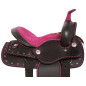 Pink Barrel Racing Western Pony Kids Show Saddle Tack 10
