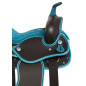 New Youth Kids Western Synthetic Blue Pony Saddle Tack 10 13