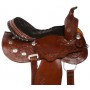 Hand Tooled Gaited Western Leather Horse Saddle 15