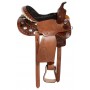 Hand Carved Western Pleasure Trail Horse Saddle 14